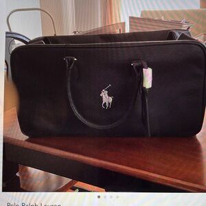 Polo by Ralph Lauren Black Duffel Bag NEW